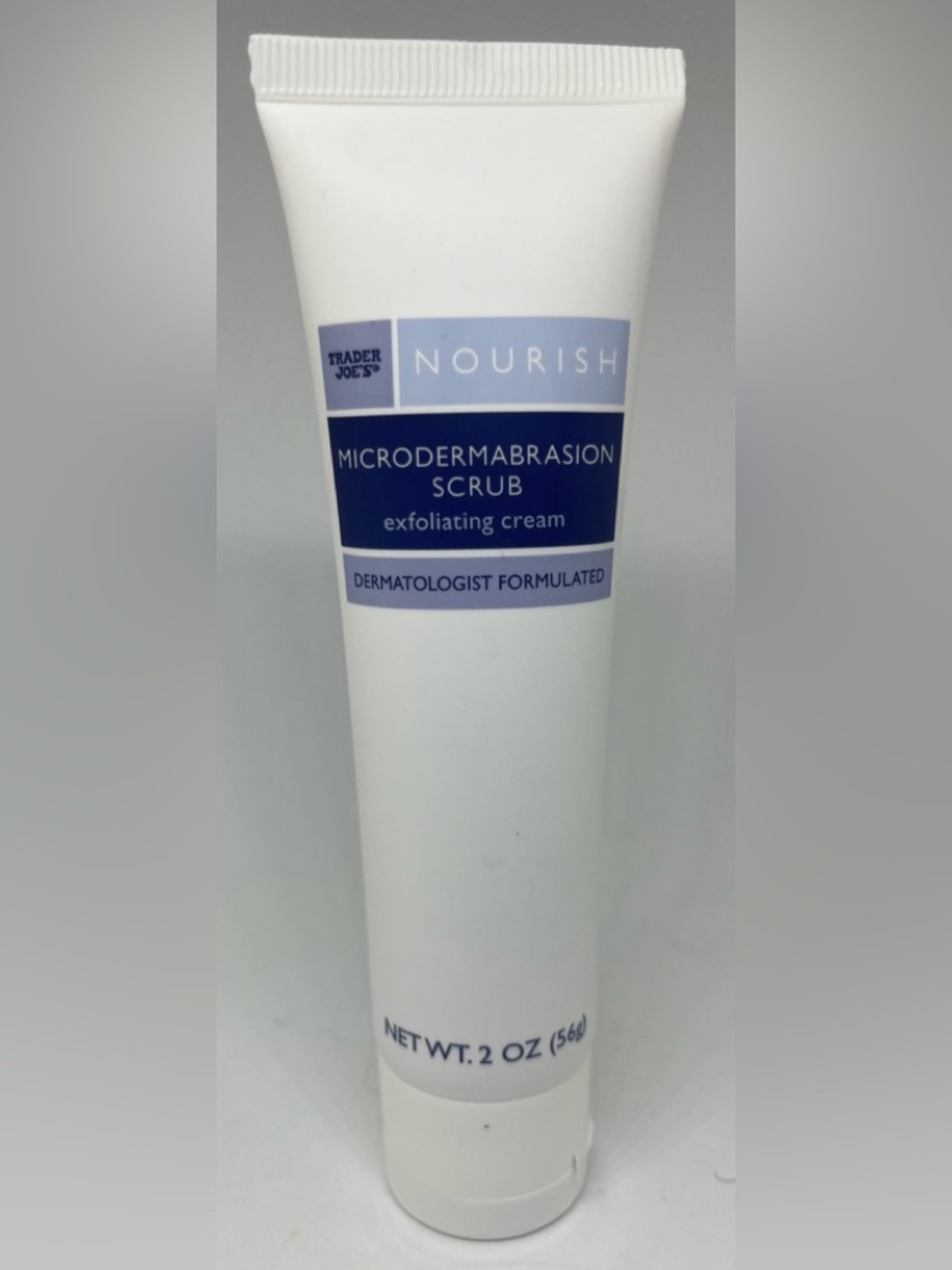 Trader Joe's Nourish Microdermabrasion Scrub Exfoliating Cream 2 OZ -old formula